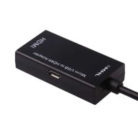 ANIMABG Micro USB към HDMI / MHL преобразувател адаптер за връзка на смартфон телефон с телевизор мо, снимка 6 - Кабели и адаптери - 44076963