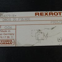 Хидравличен клапан Rexroth DBDS 20 P13/400 , снимка 3 - Резервни части за машини - 32240194