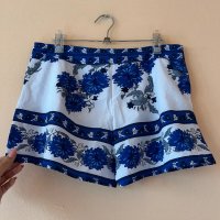 Комплект къси панталонки и тениска в бял цвят със сини цветя 💙, снимка 6 - Комплекти - 44047637