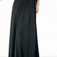 Официална дамска рокля с дантелен гръб и панделка- стилна и елегантна. Черен цвят, носена веднъж , снимка 2 - Рокли - 27997849
