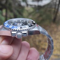 Seiko mod Batman GMT NH34, снимка 12 - Мъжки - 43242742