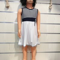 Нова детска моряшка рокличка с висока талия, от 2-4 години, снимка 10 - Детски рокли и поли - 29040002