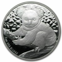 колекционерска сребърна монета koala 2007 2008 2009, снимка 2 - Нумизматика и бонистика - 43606439