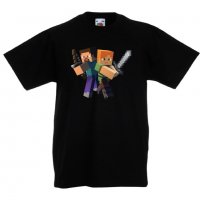 Детска тениска майнкрафт Minecraft 6, снимка 1 - Детски тениски и потници - 32697331