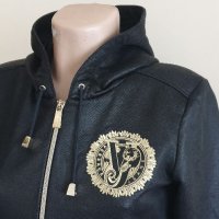 VERSACE Jeans Couture Womens Hoodie Size S /XS ОРИГИНАЛ! Дамски Суичер Тип Яке!, снимка 8 - Спортни екипи - 33116828