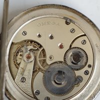 Сребърен джобен часовник OMEGA, снимка 8 - Антикварни и старинни предмети - 39756714