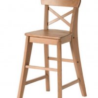 Дървено детско столче, снимка 1 - Столчета за хранене - 37356835
