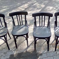 Пет дървени соц стола Виена, снимка 1 - Антикварни и старинни предмети - 36622306