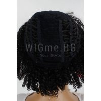 Kъдрава черна перука в афро стил Кая, снимка 2 - Аксесоари за коса - 34912985