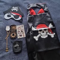 Нов Комплект арт пиратски костюми за Деца 3 - 10 год. Подарък, снимка 8 - Други - 43213010