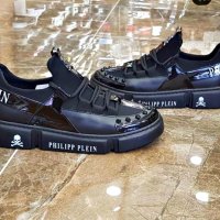 Philipp Plein Мъжки Черни Маратонки Кецове Спортни Обувки Филип Плейн