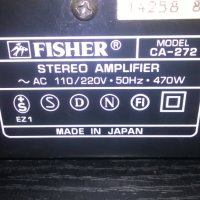 FISHER-JAPAN-470W НА ТРАФА, снимка 12 - Ресийвъри, усилватели, смесителни пултове - 27573098