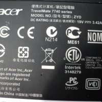 Acer TravelMate – 7740/ZYD, снимка 5 - Части за лаптопи - 33231787