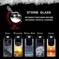 Нов стъклен снежен глобус Творчески кристален Прогноза на Времето, снимка 6 - Други - 43267018