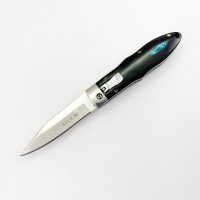 Сгъваем полуавтоматичен джобен нож Buck (черен), снимка 1 - Ножове - 28196479