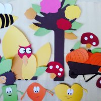 Есенна декорация за украса на класни стаи ,детски градини и други, снимка 18 - Декорация за дома - 38263757