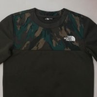 The North Face Camouflage Sweatshirt оригинално горнище ръст 147-158см, снимка 2 - Детски анцузи и суичери - 38920864