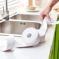 Уплътняваща водоустойчива лента, тиксо за мивки баня кухня, снимка 5 - Други - 38710589