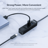 USB Хъб Orico TWU32-4A | 4x USB порта | USB 3.0 | Като Нов, снимка 9 - Други - 44912183