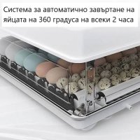 Автоматичен ролков инкубатор MS - 130 яйца #546, снимка 7 - За птици - 43742633