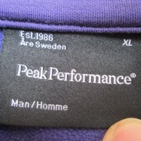PEAK PERFORMANCE горница от полиестер, вълна и еластан размер XL., снимка 3 - Спортни дрехи, екипи - 39809778