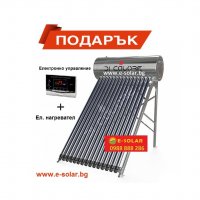 Пълен комплект 150 литра НОВ Слънчев бойлер отворена система 