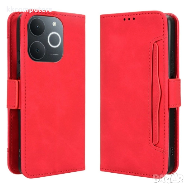 Realme Note 70T / Realme C71 Кожен калъф с портфейл + Протектор |5 цвята, снимка 1