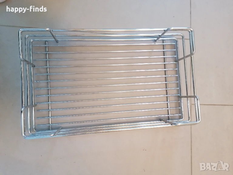 Стабилна висяща кошница Chrome, снимка 1