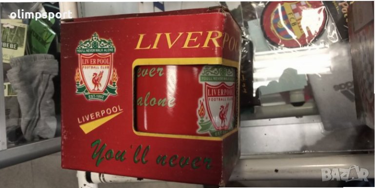 чаша Liverpool нова порцеланова в кутия, снимка 1