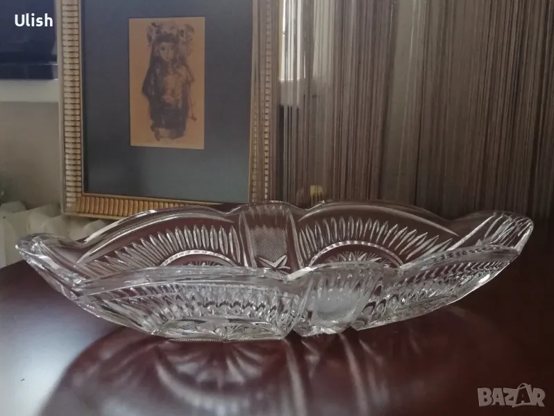 Кристална купа бонбониера Гондола, снимка 1