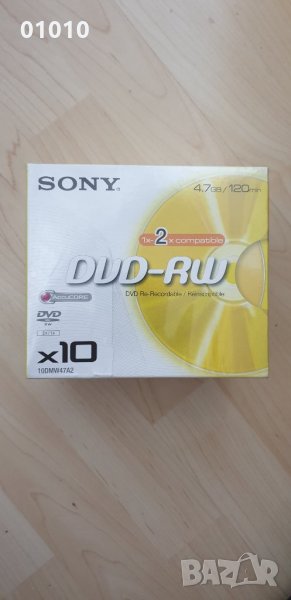 SONY DVD-RW 4.7GB, 120min,1-2x презаписваеми, снимка 1