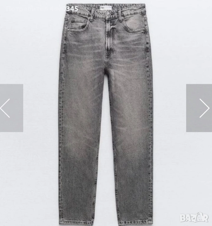 Дънки Зара Zara mom fit , снимка 1