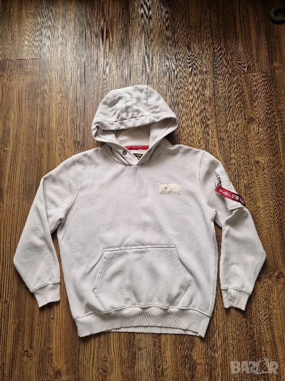 Страхотен мъжки суитчър ALPHA INDUSTRIES размер L , снимка 1