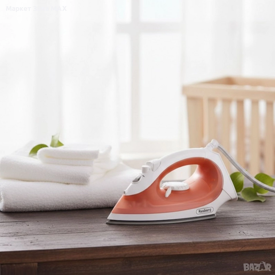 Парна ютия Rosberg R51050FC 2000W с керамична плоча и термостат, снимка 1