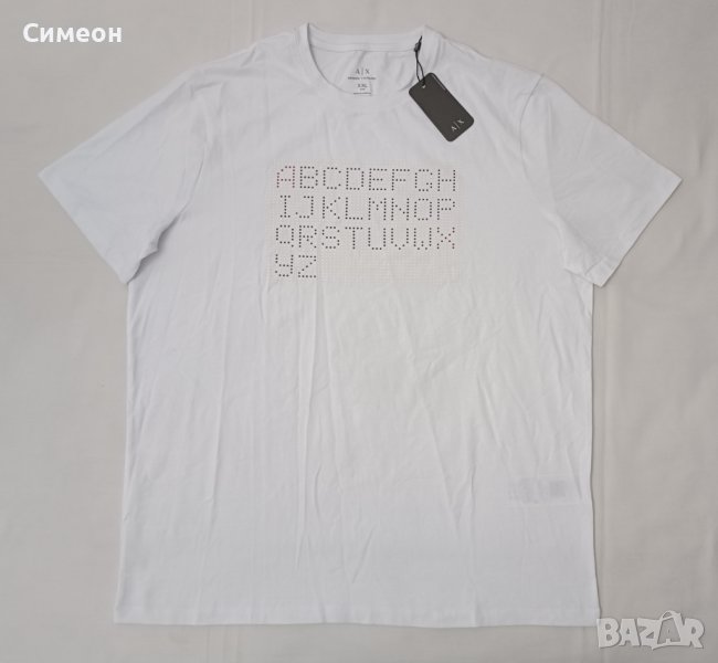 Armani Exchange T-Shirt оригинална тениска 2XL памучна фланелка, снимка 1