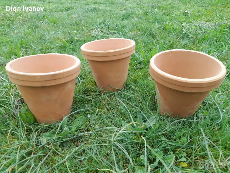 Нови глинени саксии , снимка 1