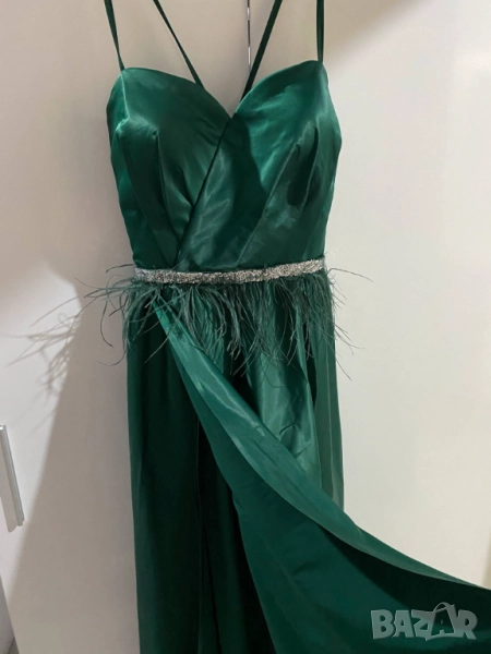 Официална сатенена рокля, снимка 1