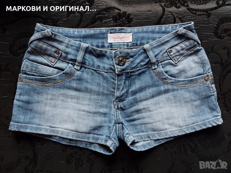 Дамски дънкови,къси панталонки 26/S, снимка 1