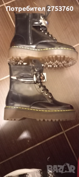 ботуши черни нови, снимка 1