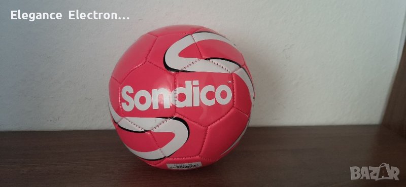 Футболна топка Sandico Цвят:Розово Размер:3, снимка 1