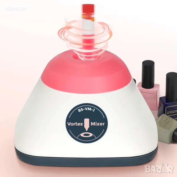 Лабораторен миксер Bonvoisin Mini Vortex 3500 об/мин, активиране с докосване, бързо смесване 50 мл, снимка 1