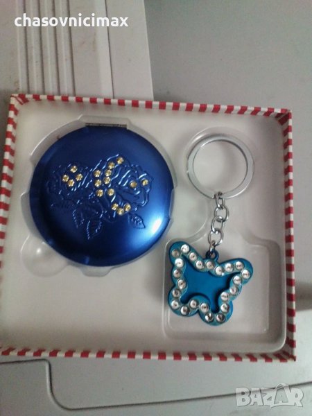 Дамско огледало+ключодържател, снимка 1
