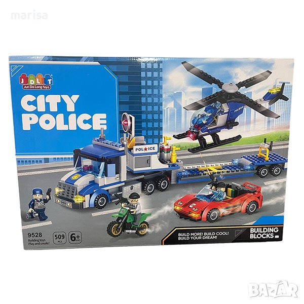 Конструктор JDLT Полиця, тип лего, 509 елемента Код: 9528, снимка 1