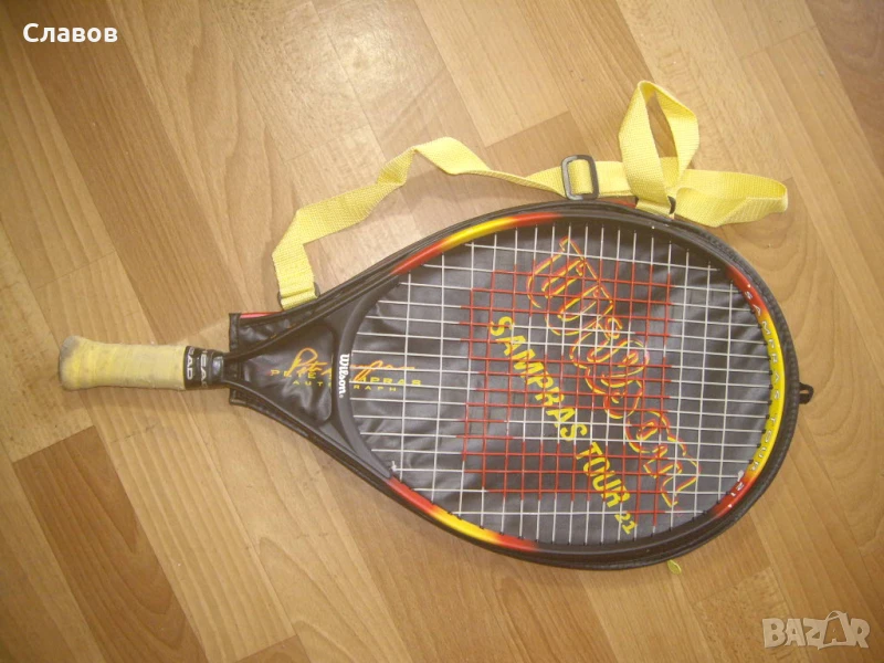 Детска тенис ракета Wilson PETE SAMPRAS 21 Аutograph, снимка 1