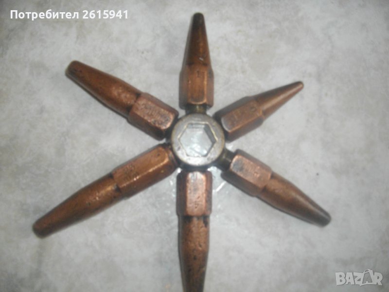 6 бр.Пропан Газ Дюза За Заваряване-Кислород/Газ-Контактни Накрайници-Медни-Масивни-Размери-от 0 до 6, снимка 1