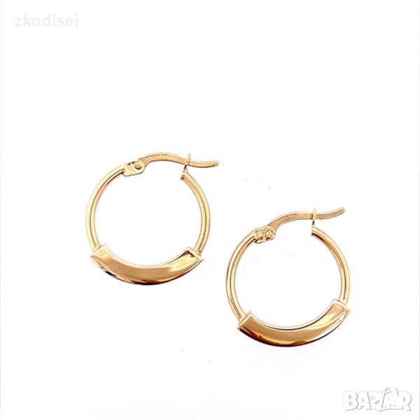 Златни обеци 1,50гр. 14кр. проба:585 модел:20399-2, снимка 1