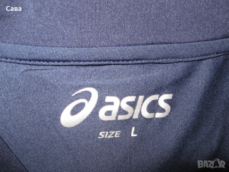 Тениски ASICS   мъжки,М и Л  /тъмносиня и бяла/, снимка 1