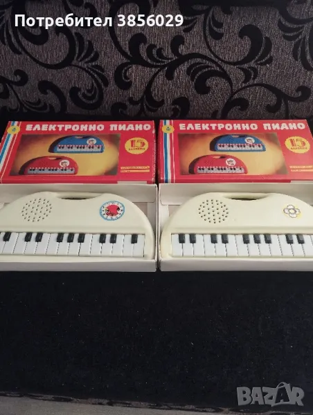 електронно пиано от соца с елемент, снимка 1