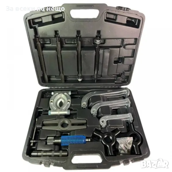 Хидравличен комплект скоби и сепаратор за лагери 10 тона KraftWelle, снимка 1