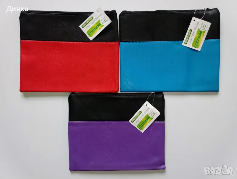 Кожени калъфи за таблет с цип, 10-11 инча, снимка 1